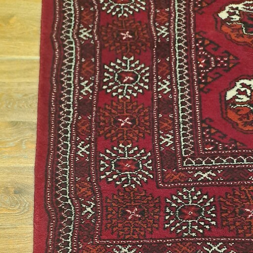 فروش فرش دستباف  طرح اصیل ترکمن بسیار زیبا و با کیفیت برند آی سن با ارسال رایگان