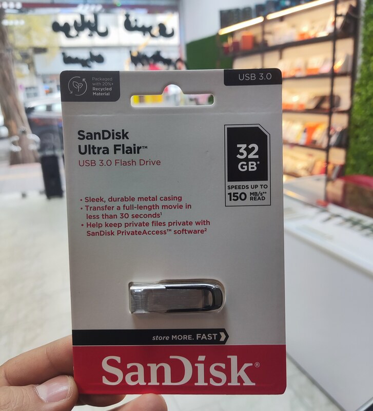 فلش مموری سن دیسک SanDisk Ultra Flair 32GB 