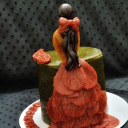 کیک لواشکی پر شده با ترشک