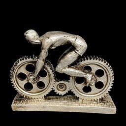مجسمه مدل مرد دوچرخه سوار