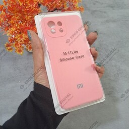 قاب سیلیکونی Xiaomi Mi 11 Lite (سیلیکون اصل) - صورتی