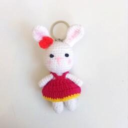 عروسک بافتنی روسی مدل خانوم خرگوشه