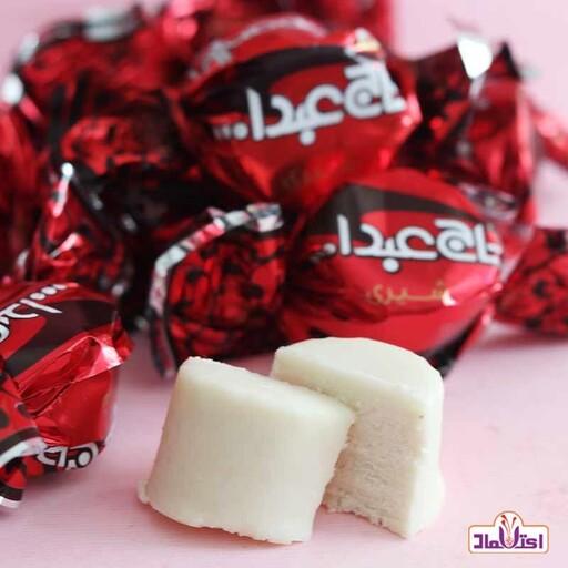 شکلات پشمک شیری 500 گرمی حاج عبدالله  