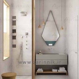آینه دستشویی مدرن زرین نیک مدل AD012