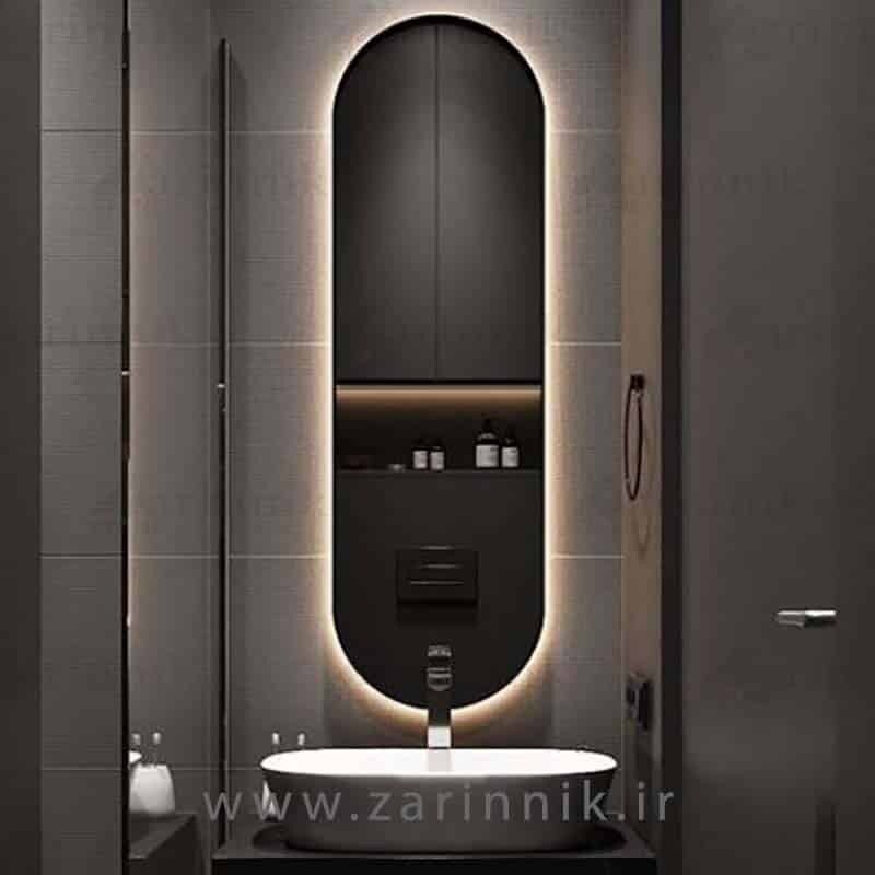 آینه دستشویی مدرن زرین نیک مدل AD057
