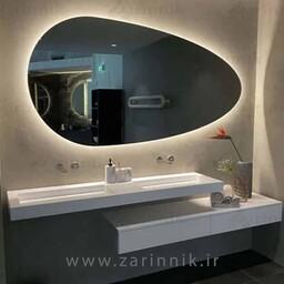 آینه دستشویی مدرن زرین نیک مدل AD074