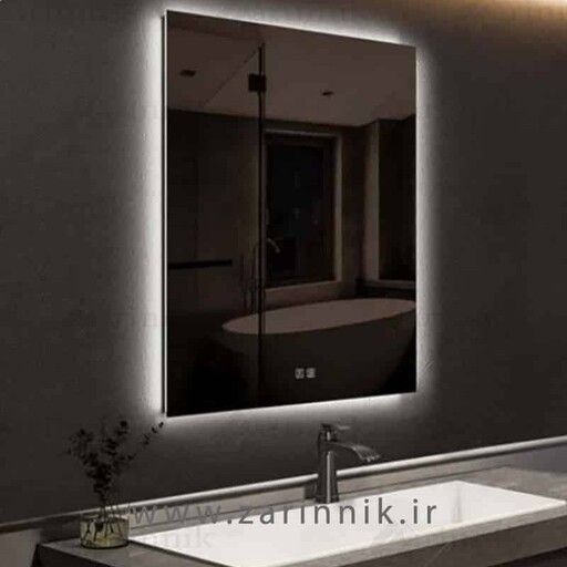 آینه دستشویی مدرن زرین نیک مدل AD092