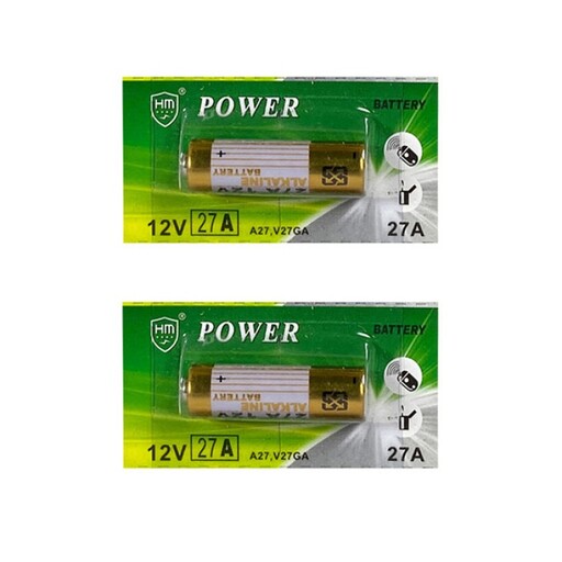 باتری 27A مدل HM-Power مجموعه 2 عددی