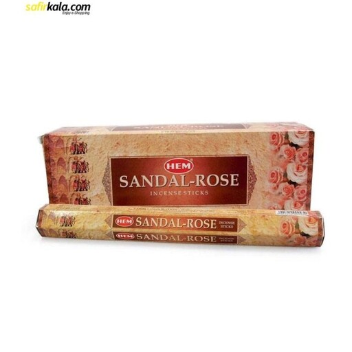 عود خوشبو کننده هم مدل Sandal Rose بسته 20 عددی