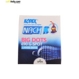 کاندوم ناچ کدکس مدل BIG DOTS بسته 3 عددی