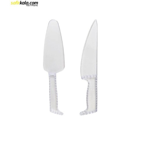 کفگیر و چاقو کیک تولد مدل زرین 0010 - اصالت و سلامت فیزیکی کالا, بی رنگ شفاف