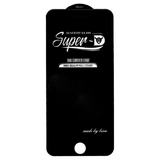 گلس شیشه ایی Super-D آیفون 6-6s-7-8 رنگ مشکی - هفت روز ضمانت تست و اصالت کالا