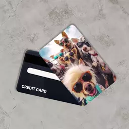 استیکر کارت بانکی مدل سگ کد CAB355-K