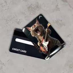 استیکر کارت بانکی مدل گربه کد CAB563-K