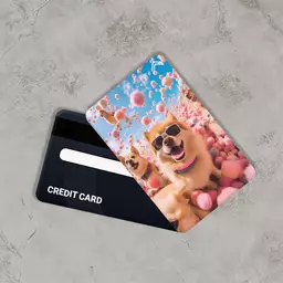 استیکر کارت بانکی مدل سگ کد CAB368-K