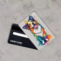 استیکر کارت بانکی مدل فانتزی حیوانات کد CAB562-K