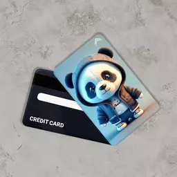 استیکر کارت بانکی مدل خرس پاندا کد CAB546-K