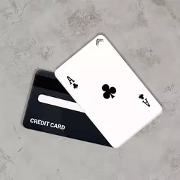 استیکر کارت بانکی مدل بازی Card کد CAB614-K