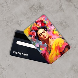 استیکر کارت بانکی مدل دخترانه کد CAB146-K