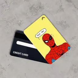 استیکر کارت بانکی مدل مرد عنکبوتی کد CAB815-K