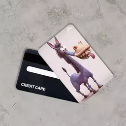 استیکر کارت بانکی مدل فانتزی حیوانات کد CAB706-K