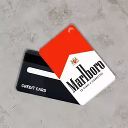 استیکر کارت بانکی مدل دود و سیگار کد CAB490-K
