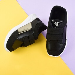  کفش مخصوص پیاده روی بچگانه رنگ مشکی مدل چسبی کد 354911 سایز 27 تا 36