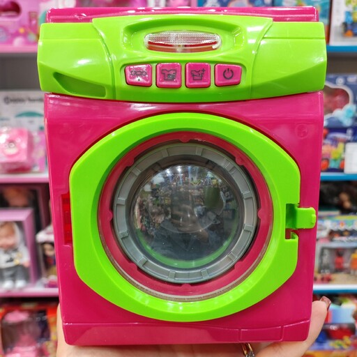 اسباب بازی ماشین لباسشویی باطری خور با قابلیت چرخش دیگ ماشین قبل از ثبت موجودی بگیرید
