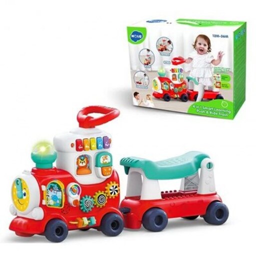 اسباب بازی واکر چندکاره موزیکال طرح قطار هولی تویز مدل Hola Toys E8990