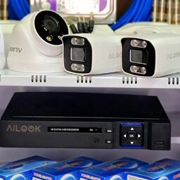 پکیج 4 تایی دوربین Ailook با لوازم کامل آماده نصب