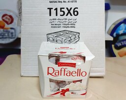 شکلات نارگیلی رافائلو با مغز بادام 150 گرم 15 عددی raffaello
