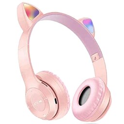 هدفون بلوتوثی عروسکی گربه ای  Cat ear مدل P47M