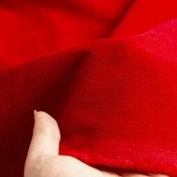 پارچه مخمل کبریتی ریز مشکی و قرمز