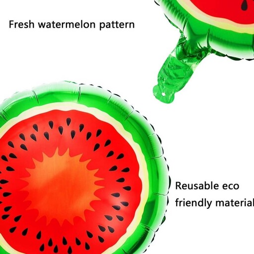بادکنک فویلی گرد هندوانه خارجی