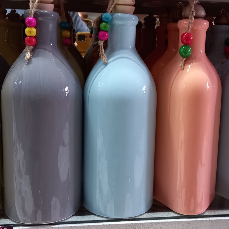 بطری سرامیکی در رنگ های مختلف 