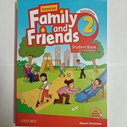 کتاب زبان American family and friends 2 2nd edition (سایز کوچک)اثر Naomi Simmons انتشارات Oxford 