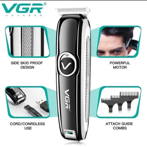 ماشین اصلاح صورت بدن وی جی آر مدل VGR v-168 ا VGR v-168