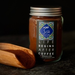 اسپرسو فوری پودری کافئین بالا 100 گرمی پک مخصوص قهوه بازاری