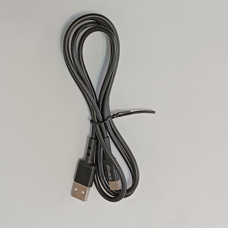 کابل شارژ تایپ سی تبدیل USB به USB-C سیبراتون مدل S232 C طول 1.2 متر


