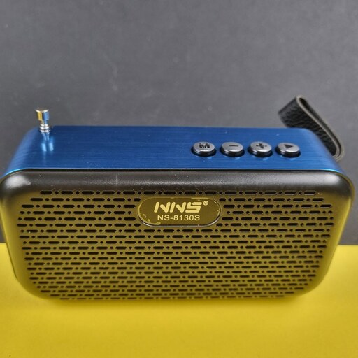 اسپیکر  رادیو NS 8130S  با پنل شارژ خورشیدی پخش موزیک از  طریق بلوتوث فلش کارت حافظه رادیوFM 