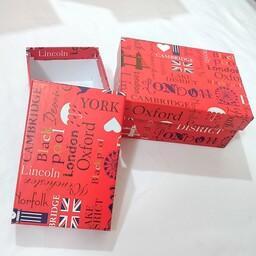 جعبه کادو فانتزی بامقوای سخت و باکیفیت عالی  جعبه کادو  جعبه هدیه  جعبه گیفت قرمز  