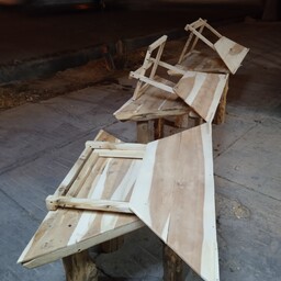 میز سنتور چوبی روستیک با قابلیت تنظیم شیب