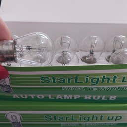 لامپ دو کنتاکت 12 وات Starlight اصل کره با یکسال گارانتی تعویض بسته 10 عددی