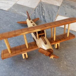 هواپیمای چوبی ملخی  (ارسال به صورت پس کرایه، به عهده مشتری می باشد)