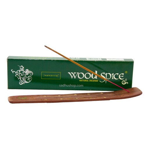 عود دست ساز ناندیتا مدل وود اسپایس - Nandita - Wood spice بسته 50 گرمی