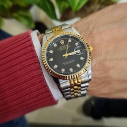 ساعت رولکس rolex datejust  مردانه با جعبه و ارسال رایگان 