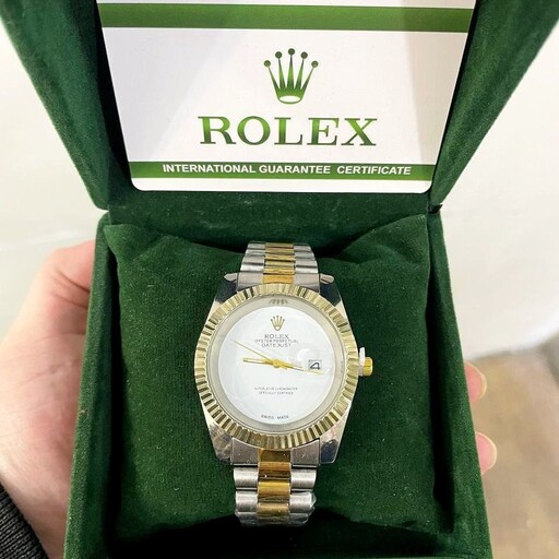 ساعت رولکس rolex  با جعبه و ارسال  مدل جدید new collection 