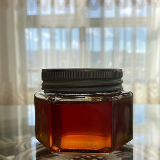 عسل معطر بهارنارنج استان فارس صادراتی 200 گرمی ظرف شیشه خرس-خور  ارسال رایگان