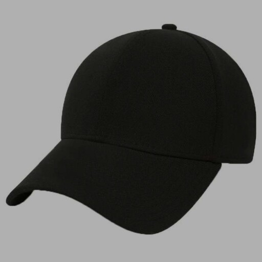 کلاه کپ مردانه ساده  مشکی 