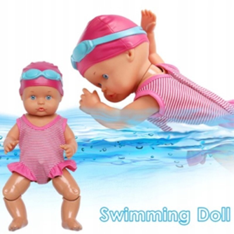 عروسک نوزاد شناگر 33 سانتی متری Swimming Doll 